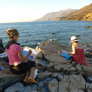 Painting holidays in Greece