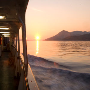Travelling between islands in Croatia