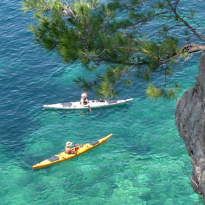 Sea kayaking in Croatia