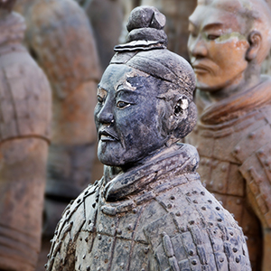 Terracotta army in China