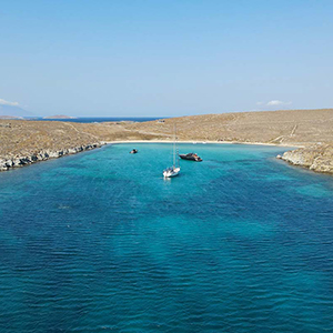 Sailing in the Cyclades Islands