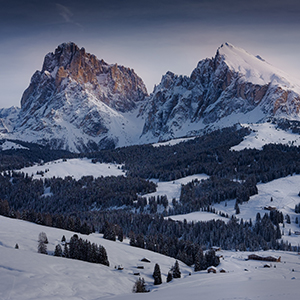 Winter holidays in the Dolomites