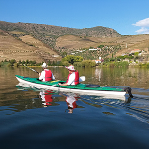 Kayaking on the Douro river across Portugal