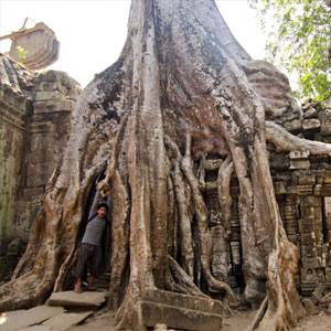 Cycling in Angkor Wat