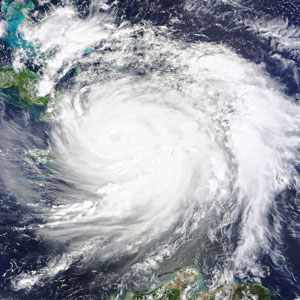 Hurricane season in the Caribbean
