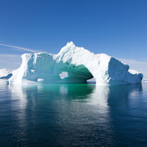 Icebergs in Disko Bay, Greenland