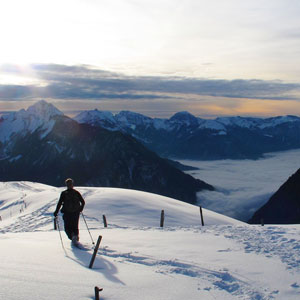 Snowshoeing in France