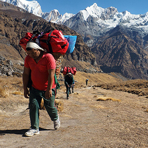 Responsible tourism in the Annapurna Circuit