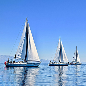 Flotilla sailing holidays in Greece
