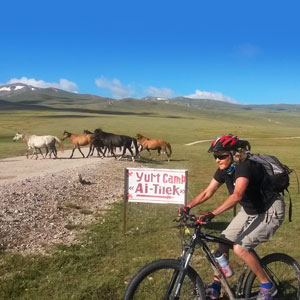 Cycling in Kyrgyzstan