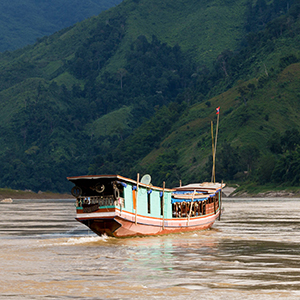 Mekong cruises in Laos