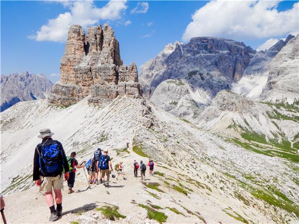 Dolomites walking holiday in Italy