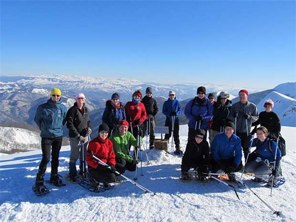 Bosnia snowshoeing holiday