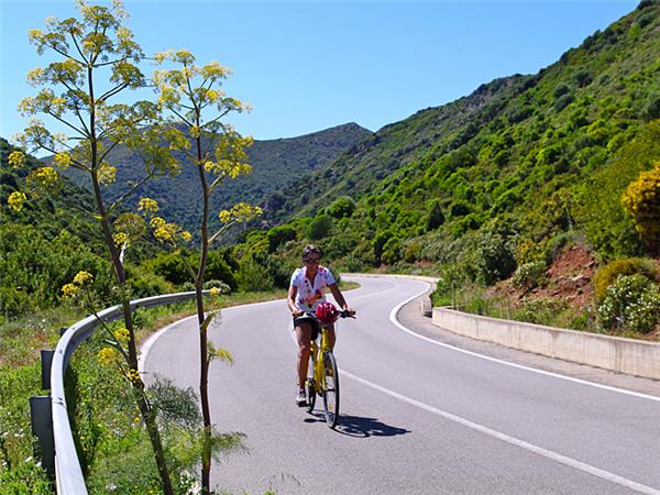 Sardinia cycling holiday, small group