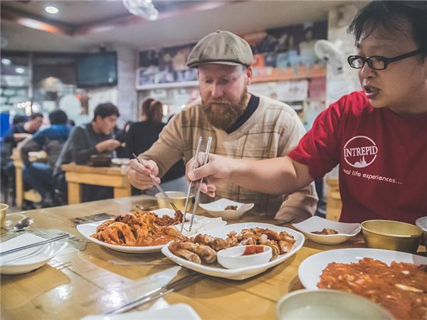 Food tour in South Korea