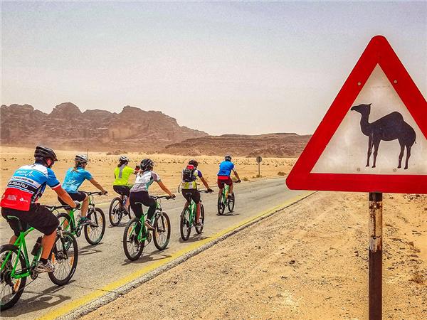 Jordan small group cycling holiday
