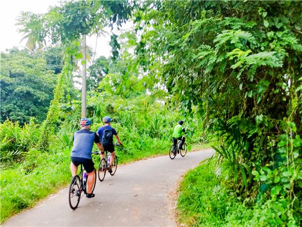 Small group cycling holiday in Kerala, India