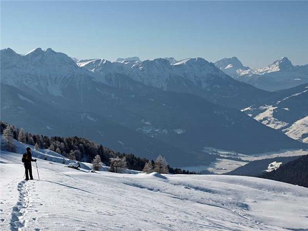 Snowshoeing holiday in the Dolomites