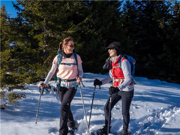 Snowshoeing holiday in the Dolomites