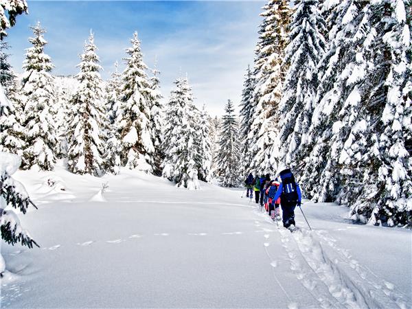 Snowshoeing holiday in the Dolomites