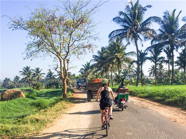 Kerala and tropical India cycling holidays