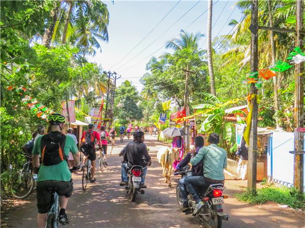 Kerala and tropical India cycling holidays
