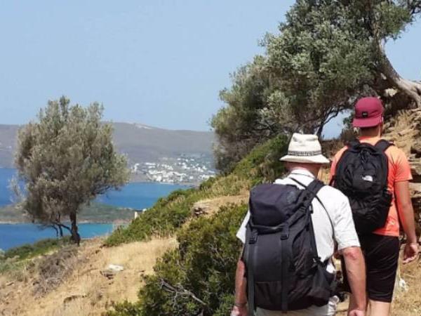 Andros trail walking holiday in Greece