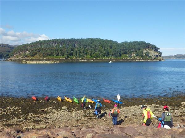 Sea kayaking holiday in the Scottish Highlands