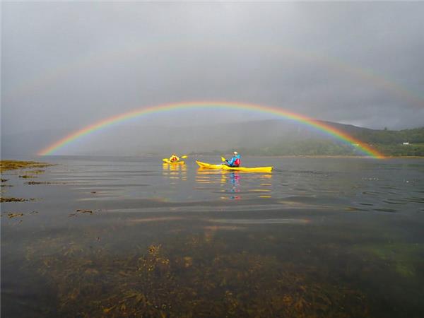 Atlantic Coast sea kayaking holiday in Scotland
