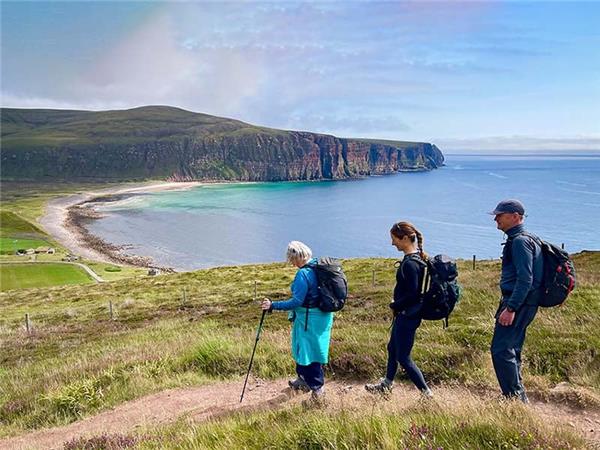 Orkney Isles walking holiday, small group