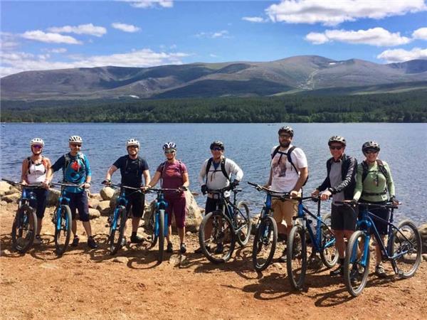 Mountain bike across Scotland