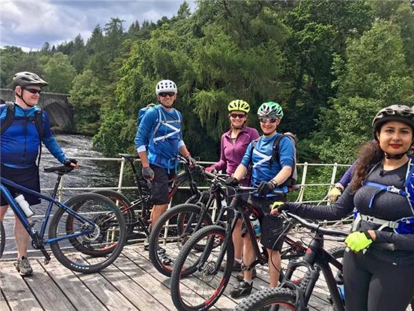 Mountain bike across Scotland