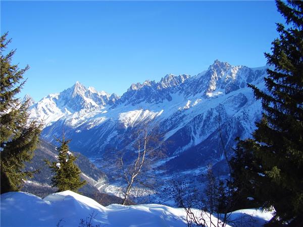 Snowshoeing in Chamonix holiday, self guided