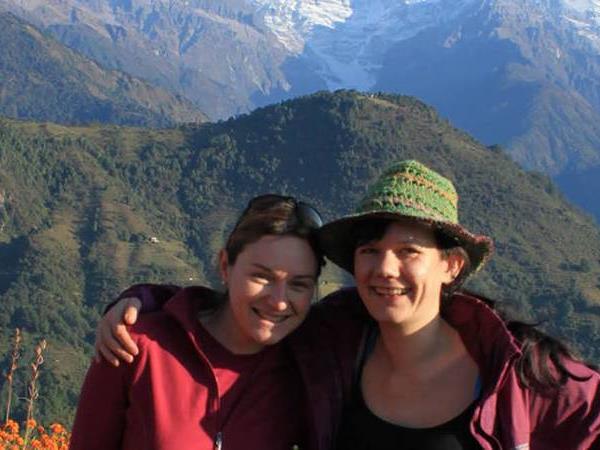 Nepal family holiday, walking in the Annapurnas
