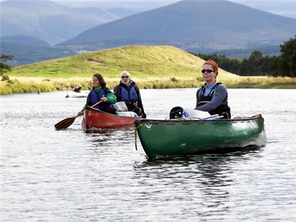 Canoeing holiday in Scottish Highlands