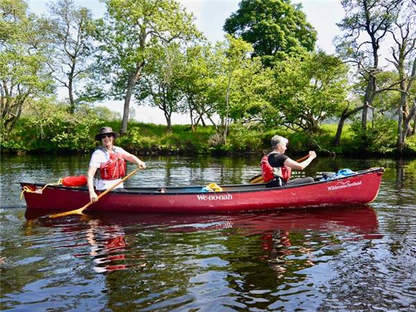 Canoeing holiday in Scottish Highlands