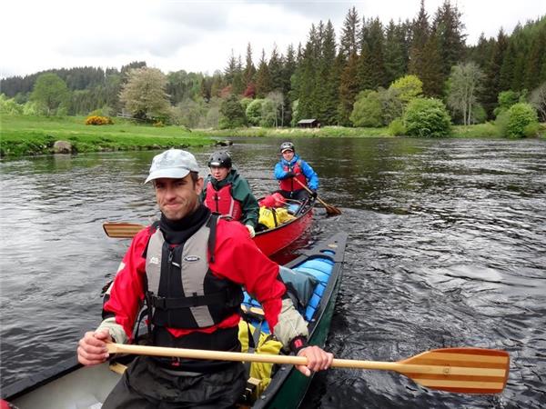 River Spey canoeing holiday in Scotland