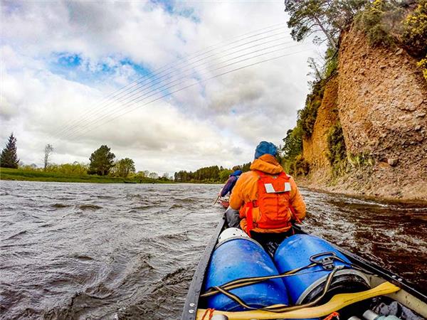 River Spey canoeing holiday in Scotland