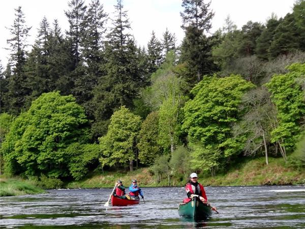 River Spey canoeing holiday in Scotland