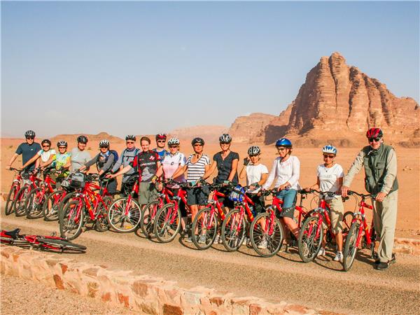 Petra and Wadi Rum by bike, Jordan