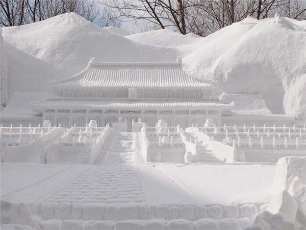 Sapporo snow festival holiday in Japan