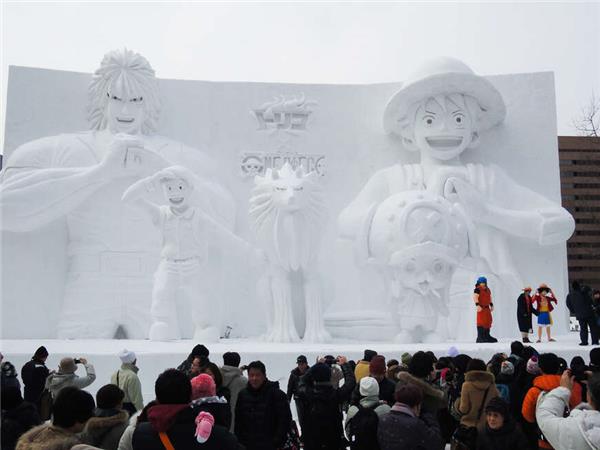 Sapporo snow festival holiday in Japan