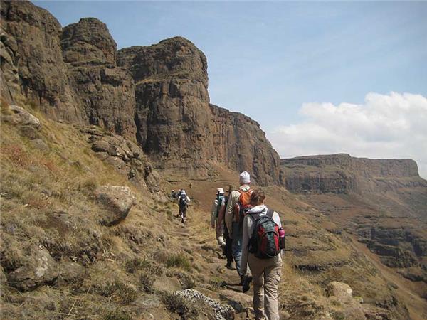 Walking safari in South Africa