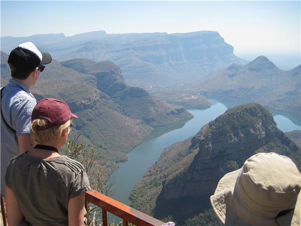 Walking safari in South Africa