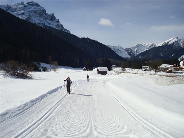 Cross country skiing holiday in the Dolomites, Italy
