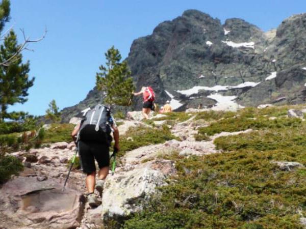 Grand Randonnee walking holiday in Corsica, France 
