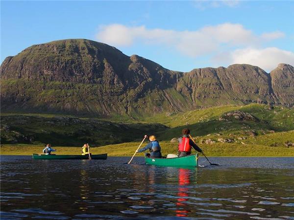 Scotland canoeing holiday in North West Highlands