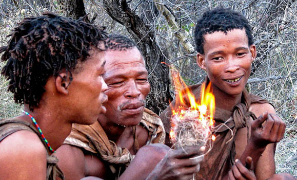 San bushmen, Botswwana. Photo by Sunway Safaris