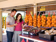 Fruit Stall at Glossop, South Australia. Photo by South Australia Tourist Board