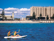 Kayaking in Glenelg, South Australia. Photo by South Australia Tourist Board